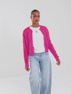 3-Stripes Knit Cardigan