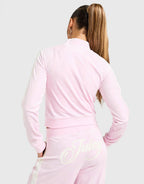 Script Velour Track Top