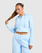 Script Corset Fleece Hoodie
