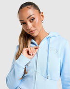 Script Corset Fleece Hoodie