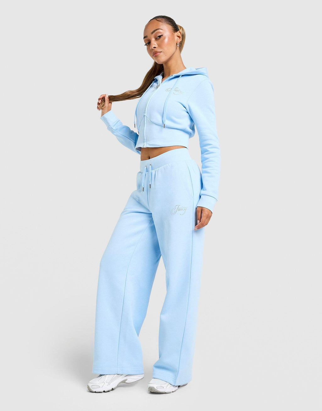 Script Fleece Track Pants