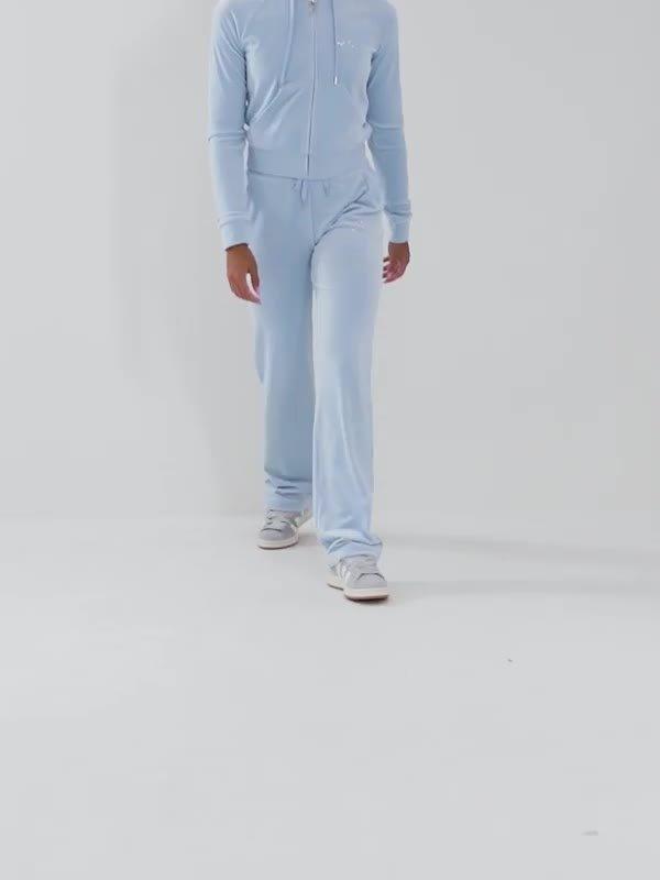 Script Velour Track Pants