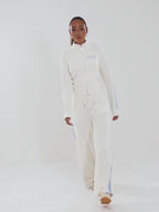 Script Velour Track Top
