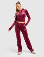 Crown Velour Track Pants