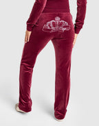 Crown Velour Track Pants