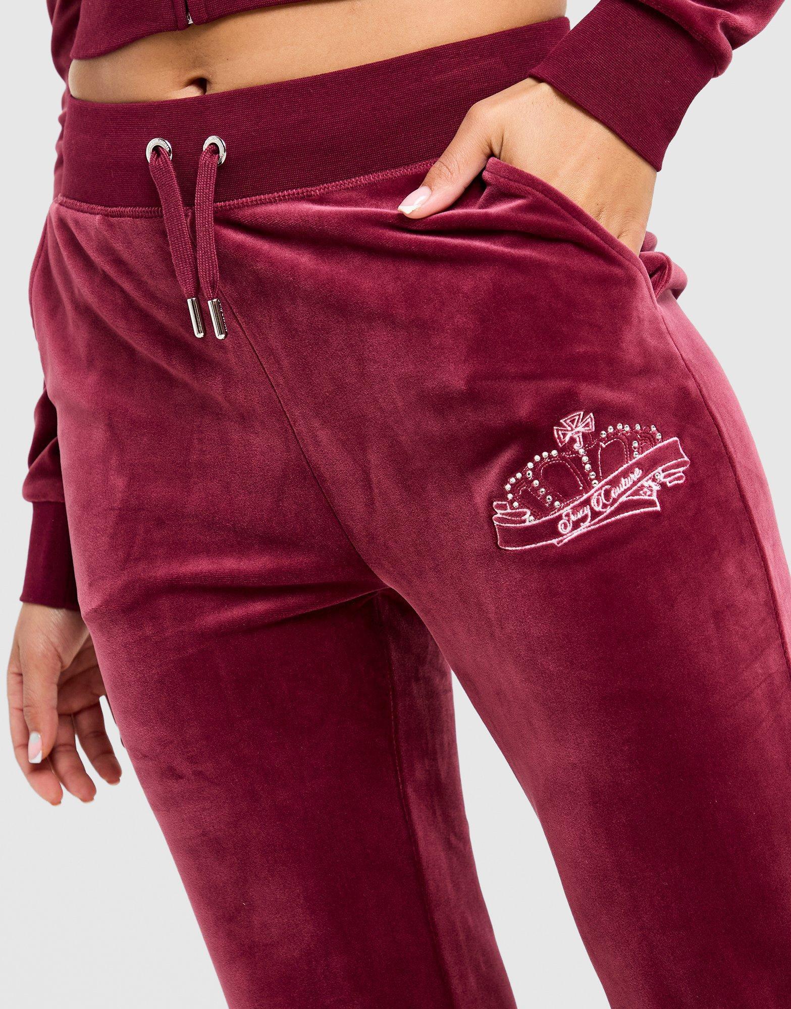 Crown Velour Track Pants