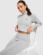 Knit Full Zip Track Top