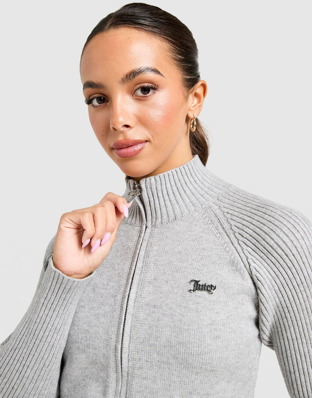 Knit Full Zip Track Top