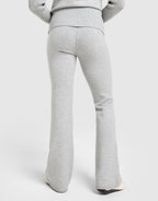 Knit Fold Over Flare Joggers