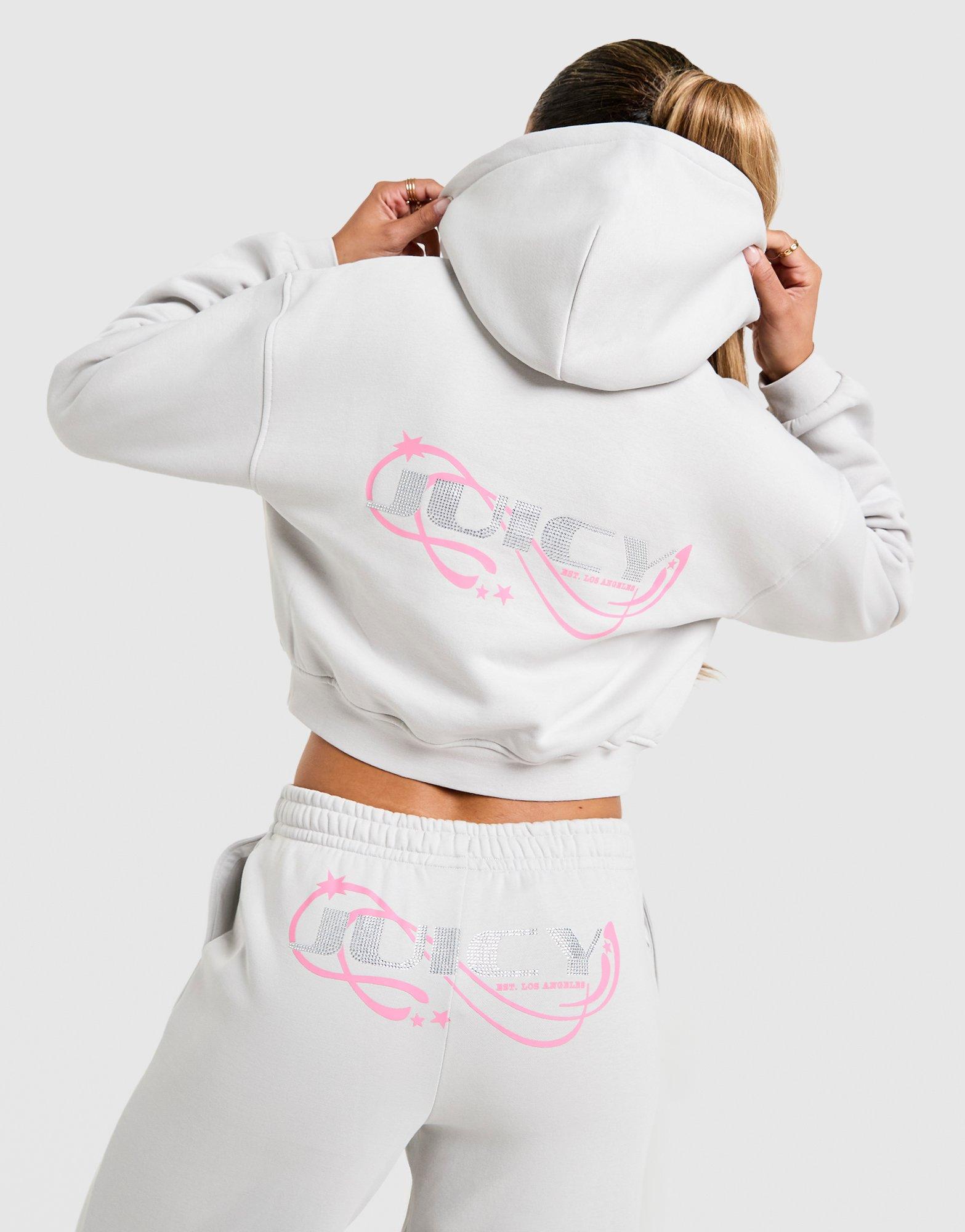 Y2K Diamante Fleece Hoodie