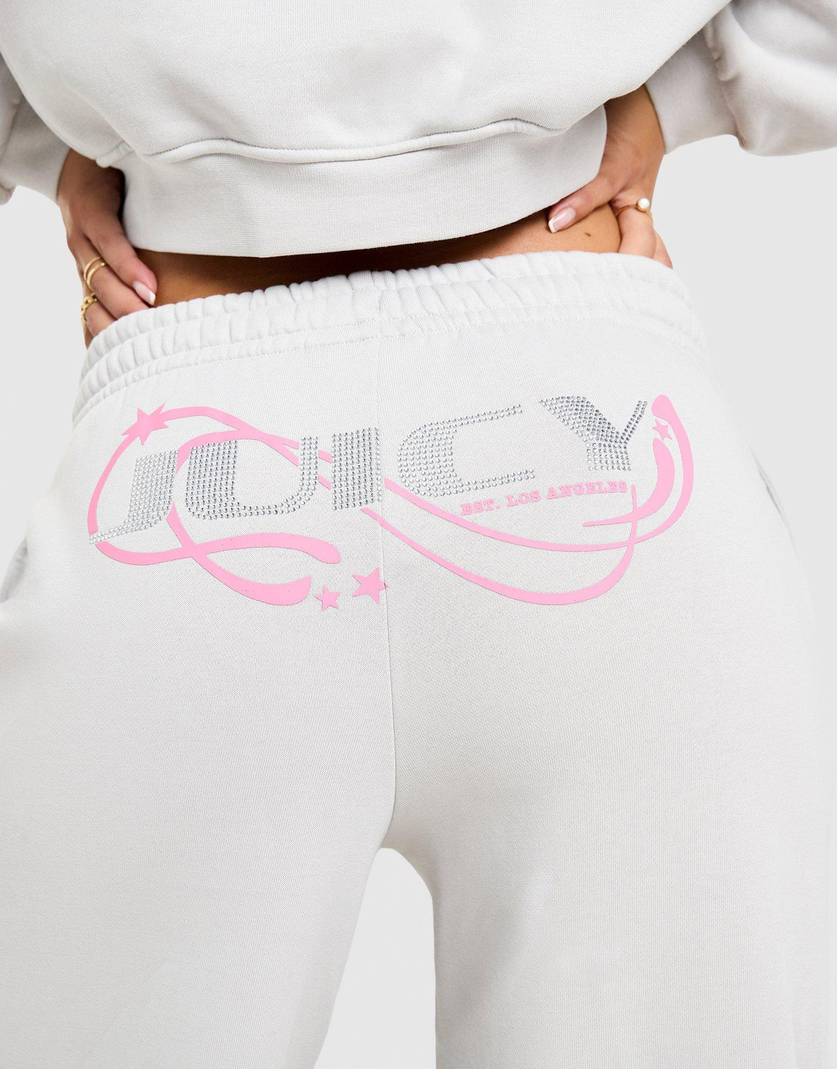 Y2K Diamante Wide Joggers