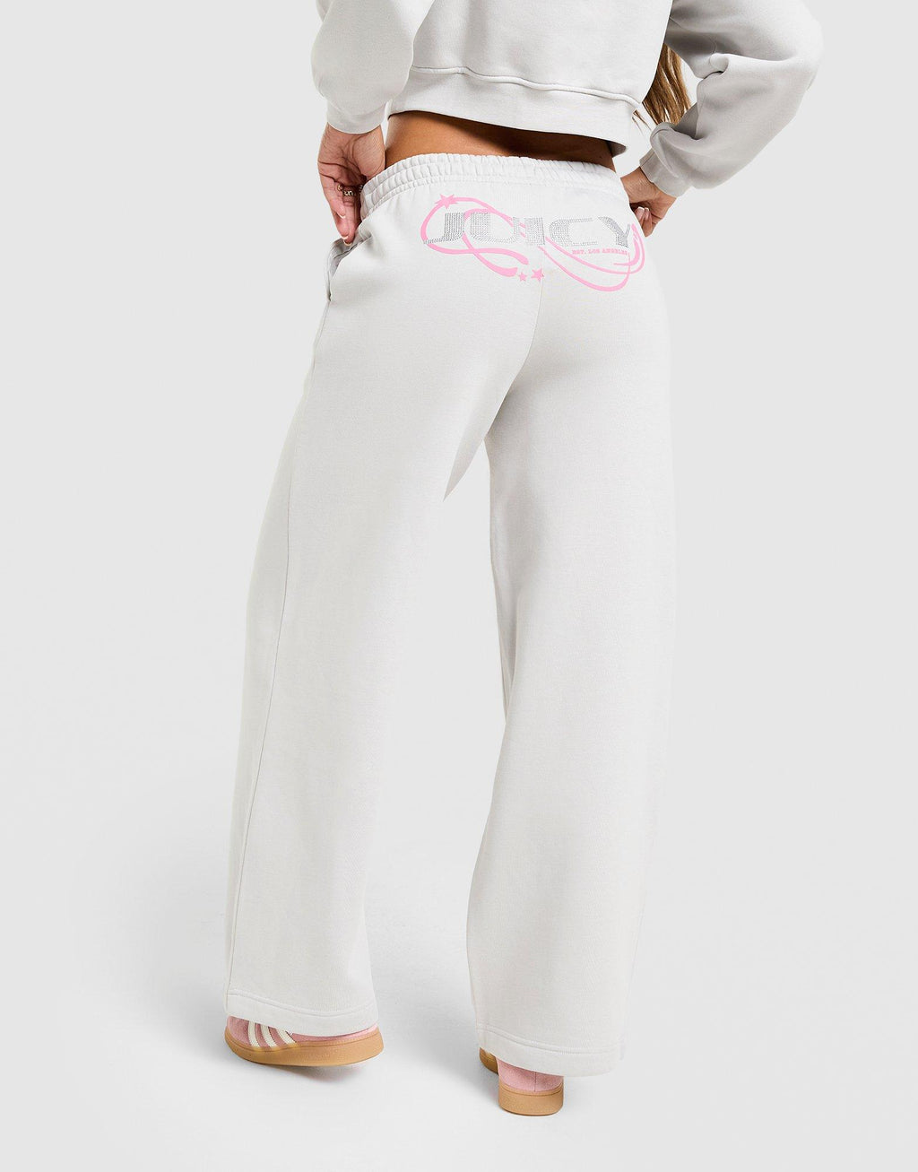 Y2K Diamante Wide Joggers
