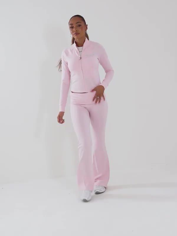 Diamante Fitted Full Zip Top
