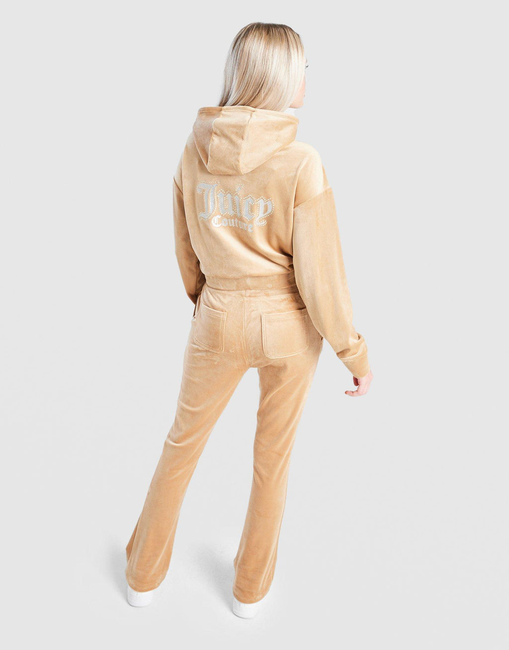 Crop Full-Zip Flare Tracksuit Junior's