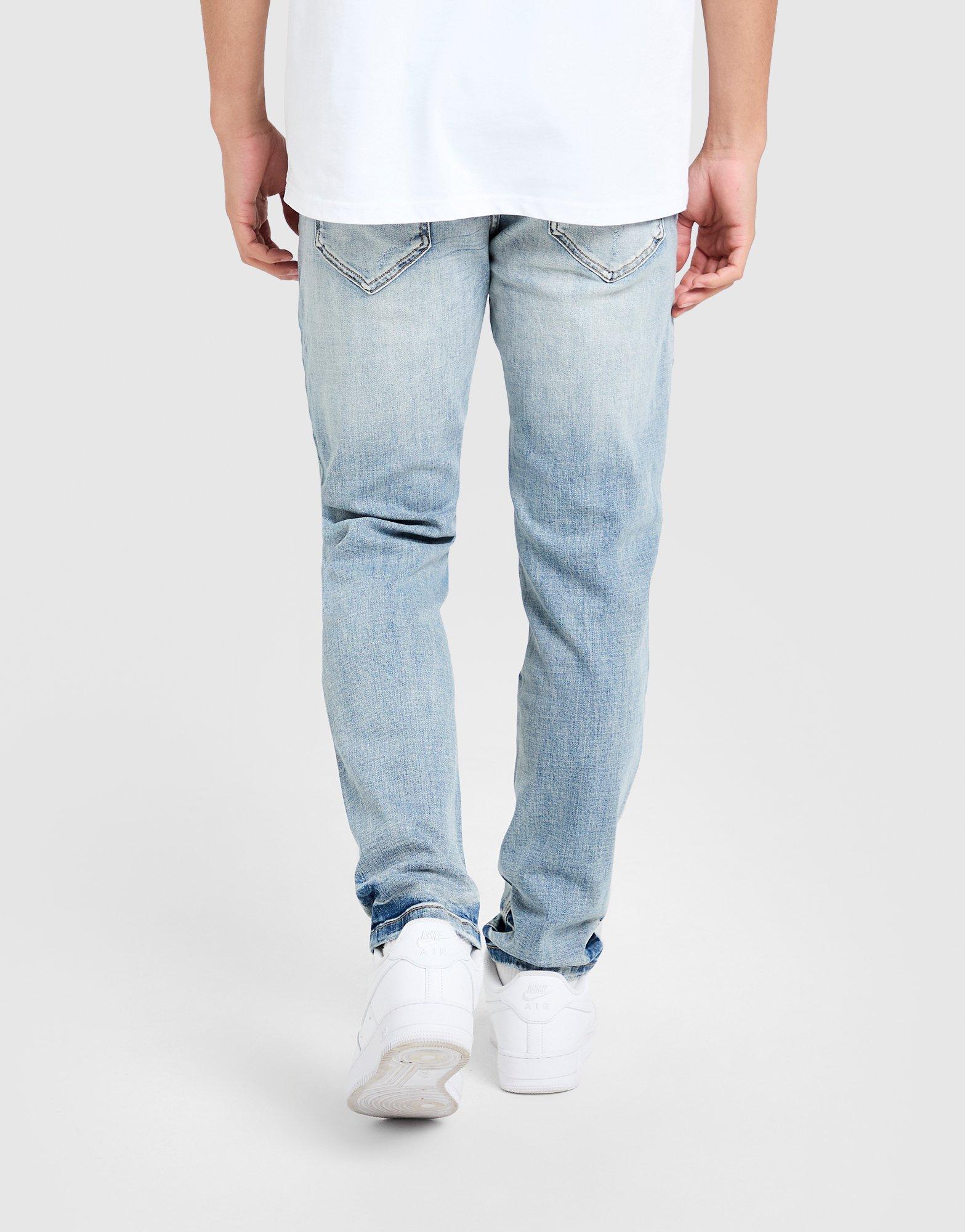 Omar Slim Ripped Jeans