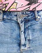 Omar Slim Ripped Jeans