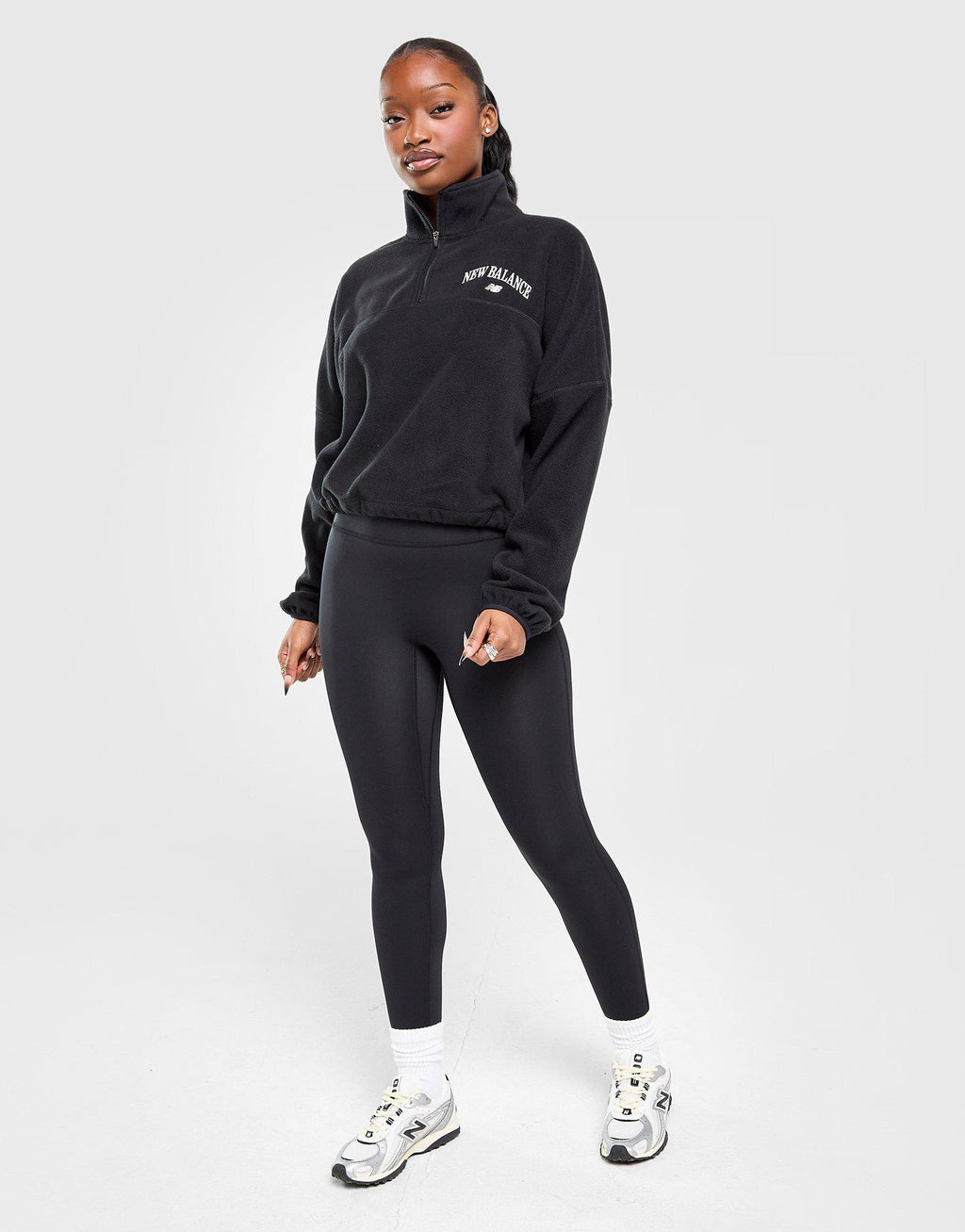 Varsity Polar Fleece 1/4 Zip Sweatshirt