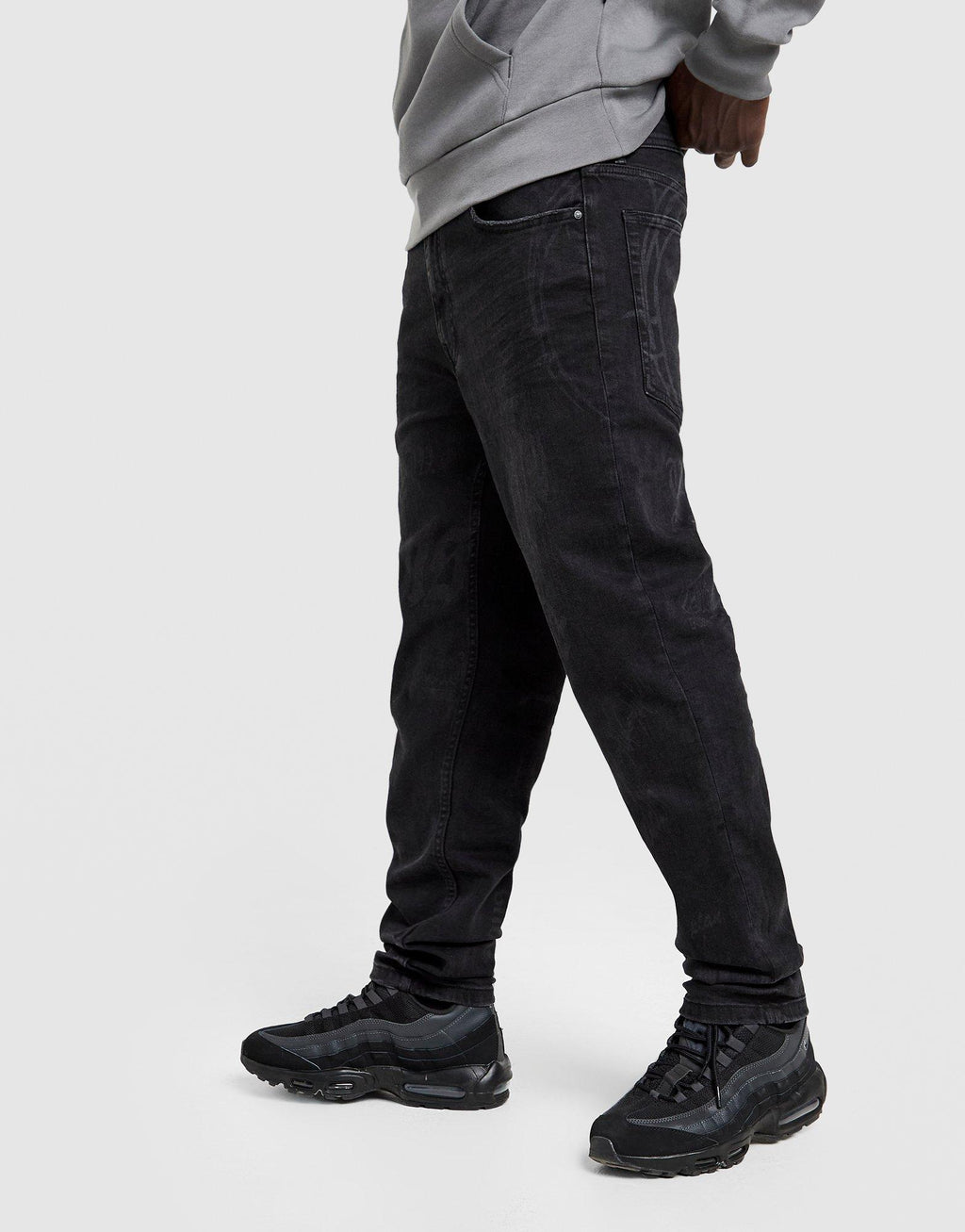 Ironchrome All Over Print Denim Jeans