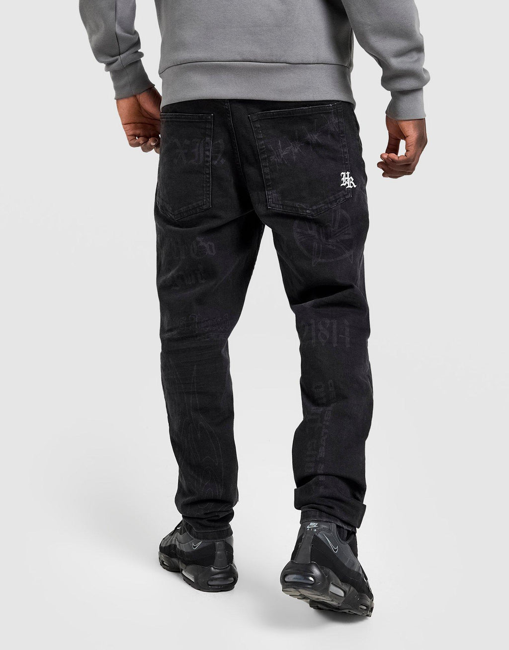 Ironchrome All Over Print Denim Jeans