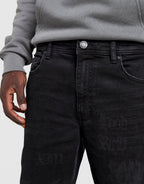 Ironchrome All Over Print Denim Jeans