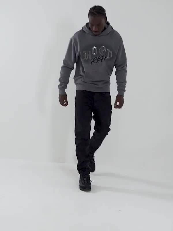 Ironchrome All Over Print Denim Jeans