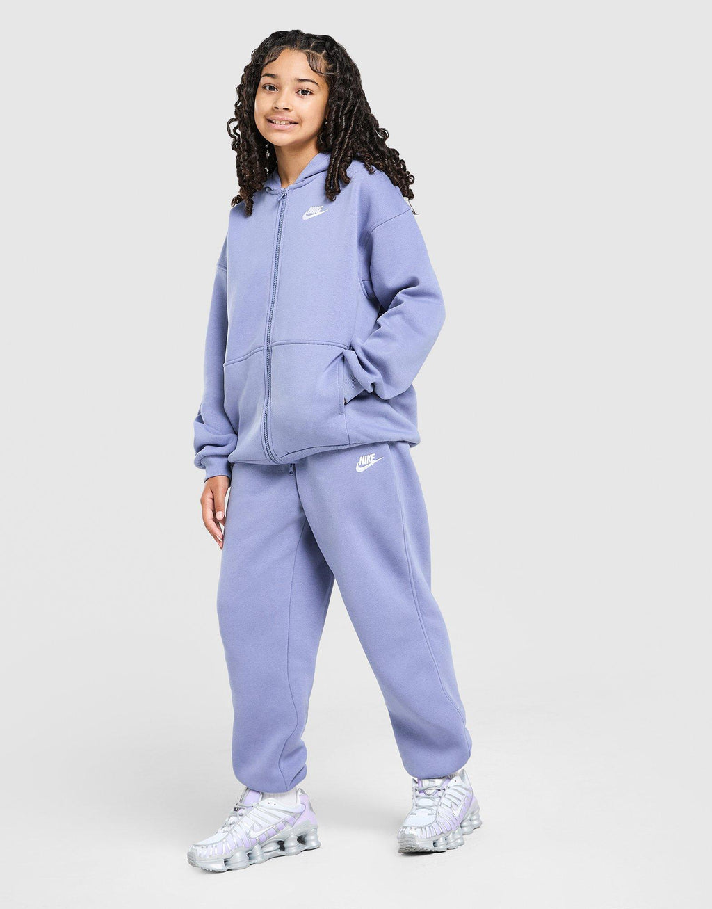 Club Fleece Full Zip Hoodie Junior's