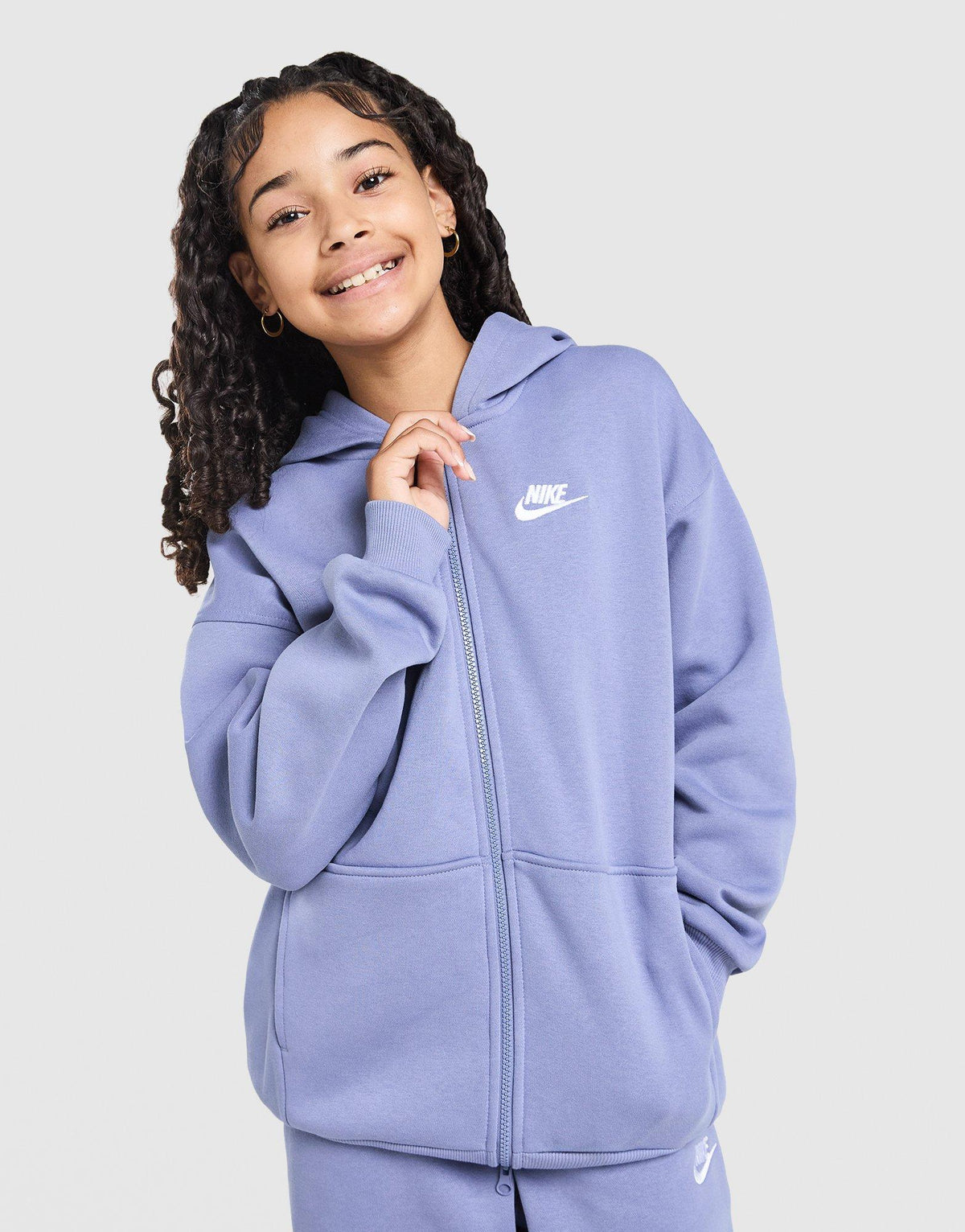 Club Fleece Full Zip Hoodie Junior's