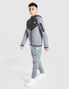 Tech Colour Block Full Zip Hoodie