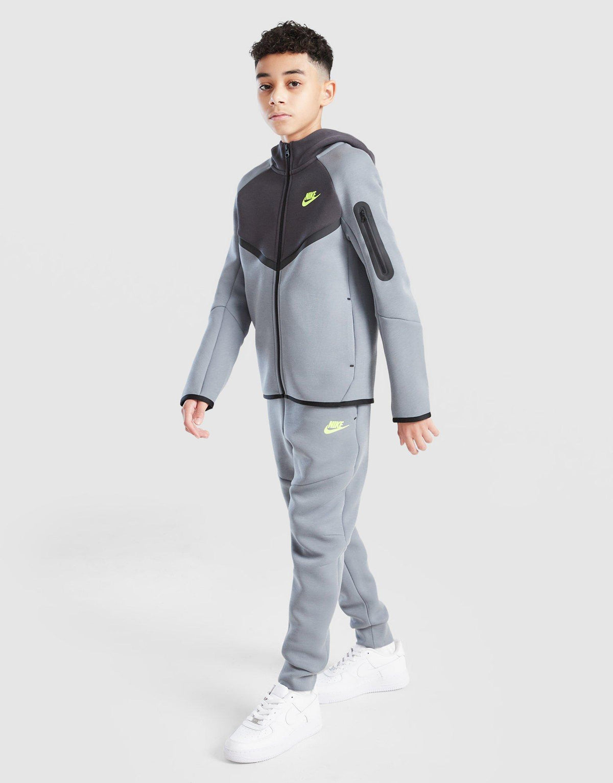 Tech Colour Block Full Zip Hoodie