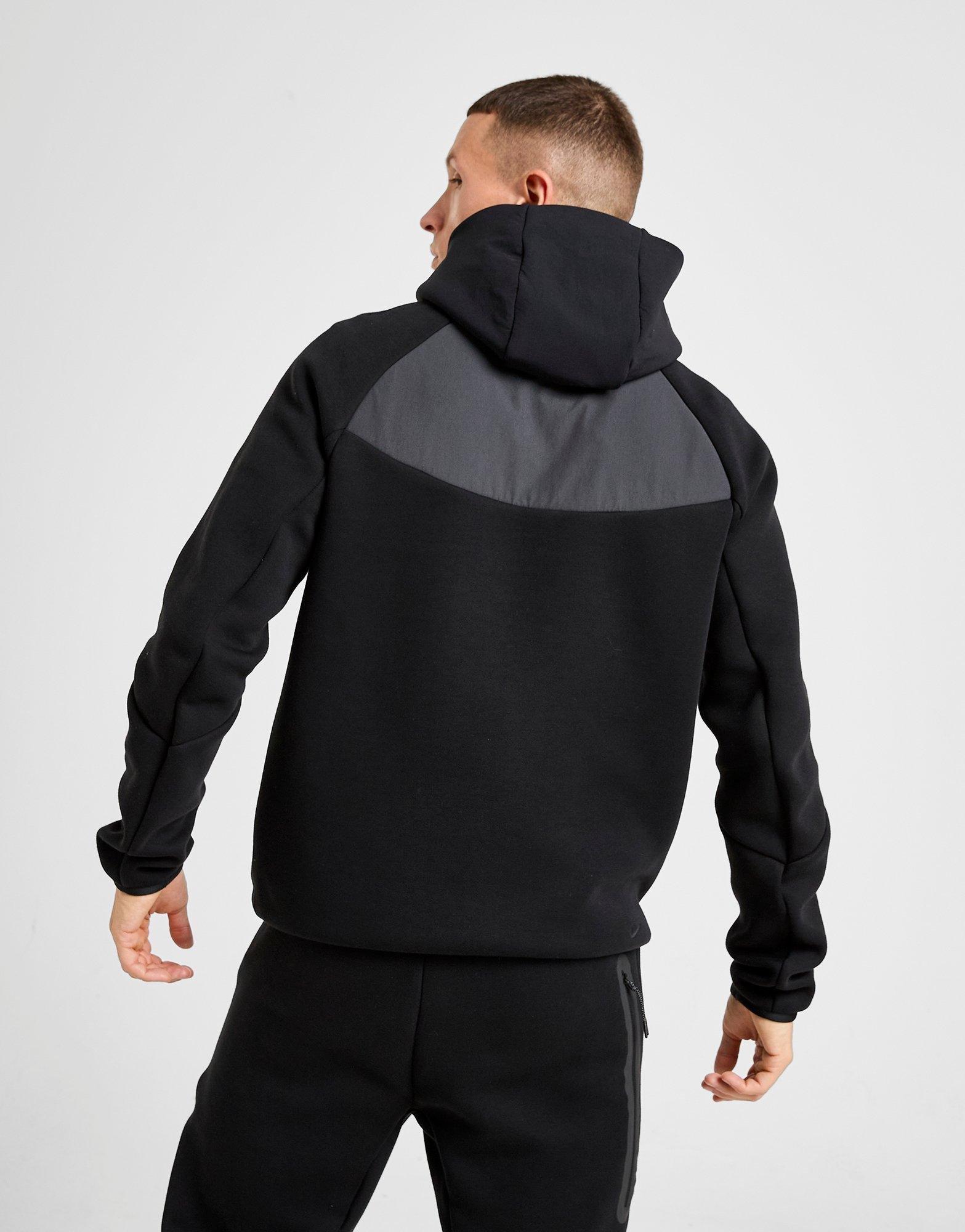 Black Nike Tech Fleece Full-Zip Hoodie - JD Sports New Zealand