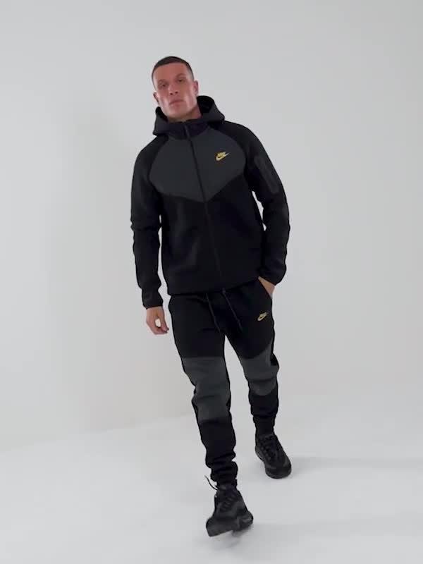 Black Nike Tech Fleece Full-Zip Hoodie - JD Sports New Zealand