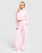 Poly Nova Wide Leg Joggers