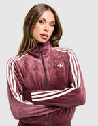 Velour 3-Stripes Track Top