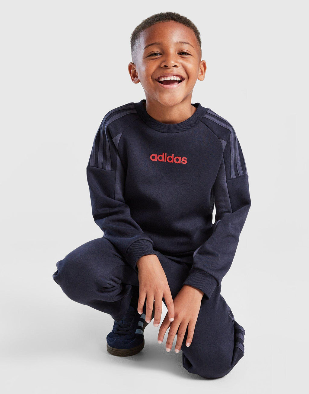 Colour Block Linear Crew Tracksuit Children