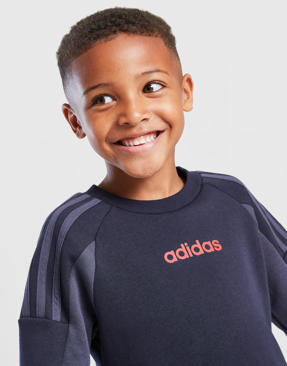 Colour Block Linear Crew Tracksuit Children