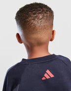 Colour Block Linear Crew Tracksuit Children