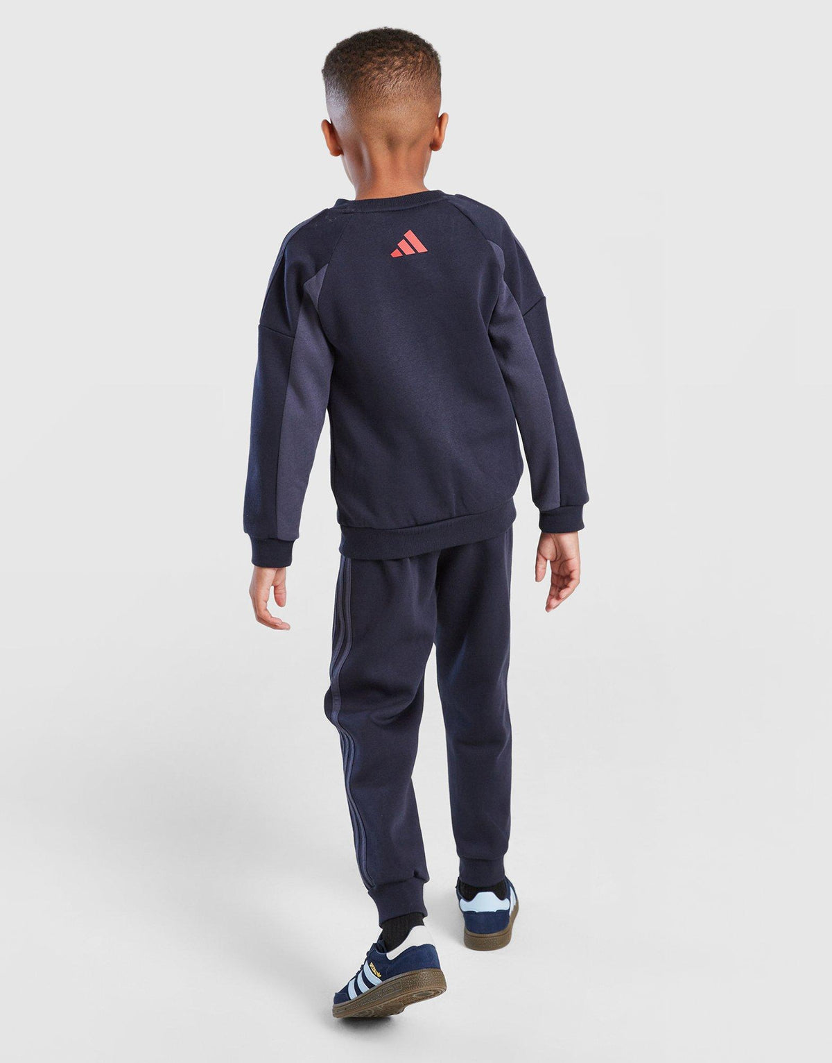 Colour Block Linear Crew Tracksuit Children