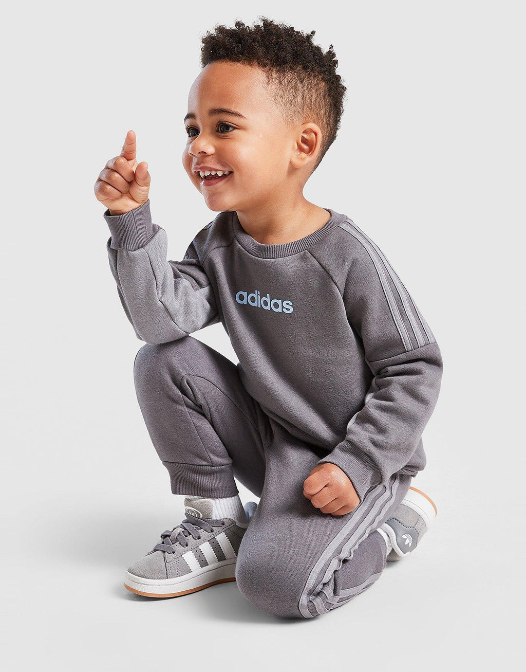 Colour Block Linear Crew Tracksuit Infant