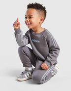 Colour Block Linear Crew Tracksuit Infant