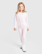 Girls' Colour Block Linear Crew Tracksuit Children