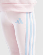 Girls' Colour Block Linear Crew Tracksuit Children