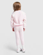 Girls' Colour Block Linear Crew Tracksuit Infant