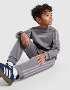 Colour Block Linear Crew Tracksuit Children