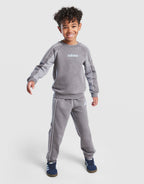 Colour Block Linear Crew Tracksuit Children