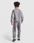 Colour Block Linear Crew Tracksuit Children