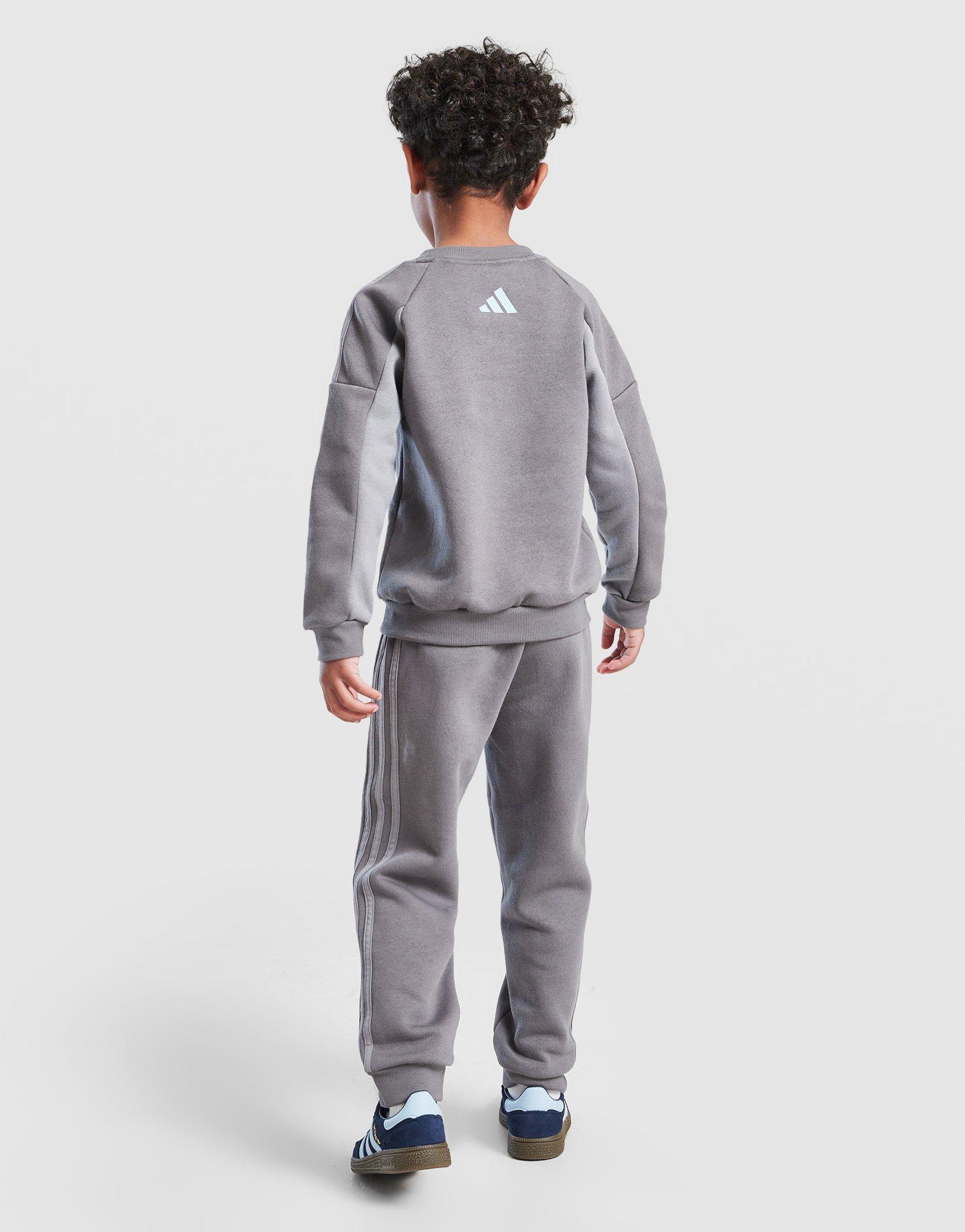 Colour Block Linear Crew Tracksuit Children