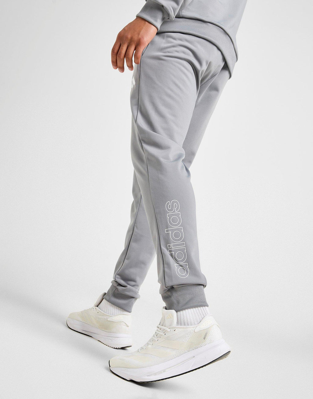 Poly 3-Stripes Linear Track Pants