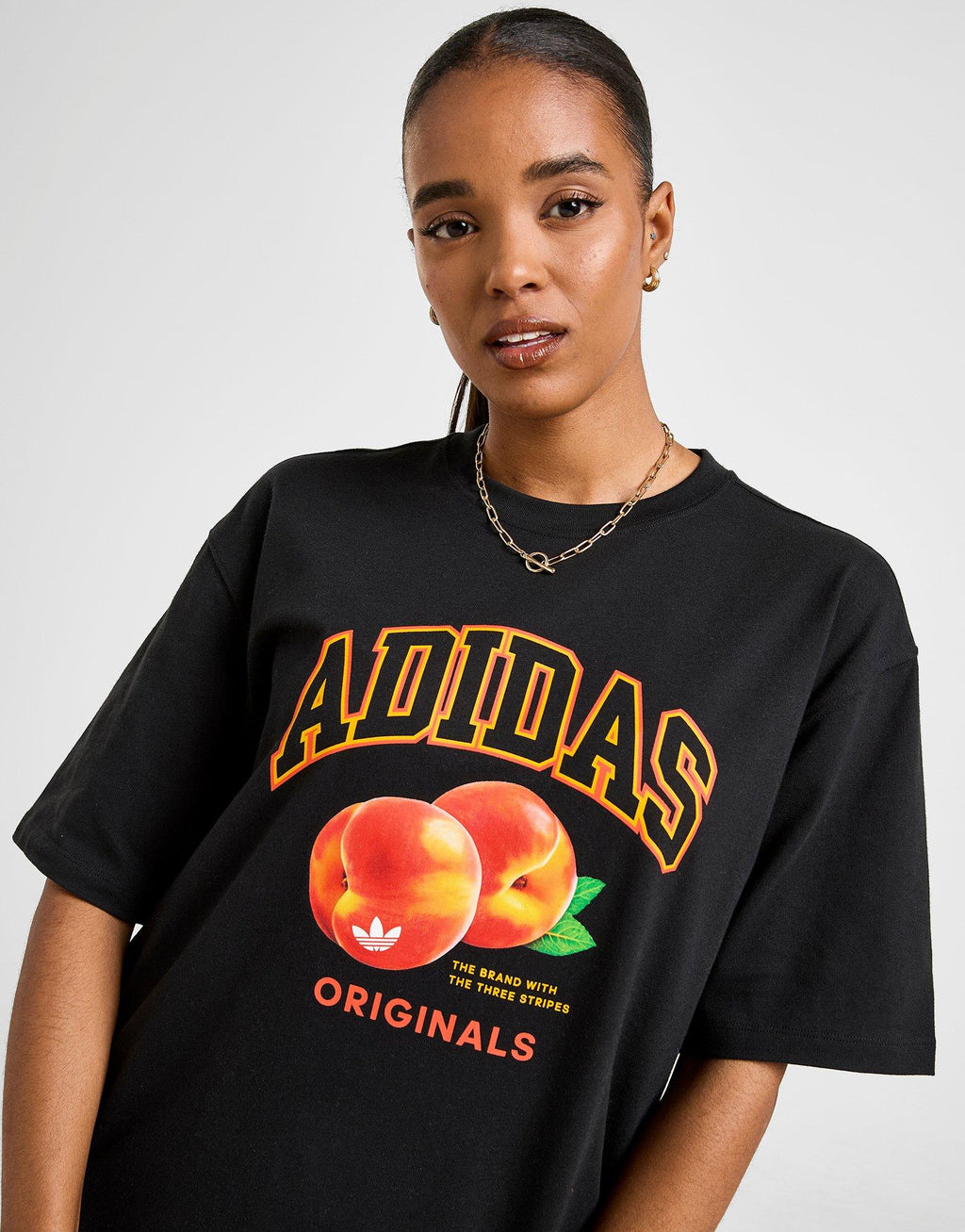 Peach Graphic Boyfriend T-Shirt