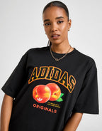 Peach Graphic Boyfriend T-Shirt