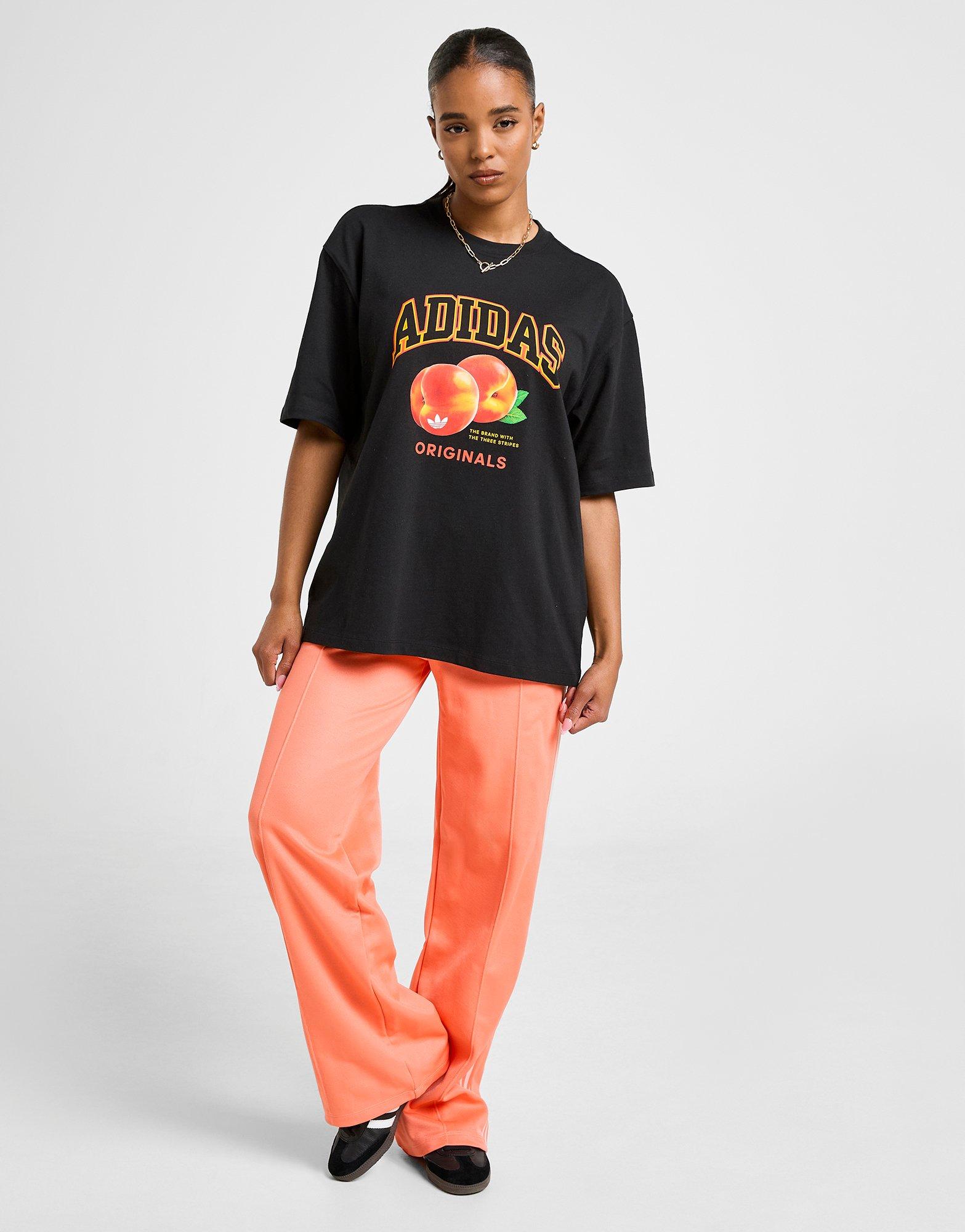 Peach Graphic Boyfriend T-Shirt